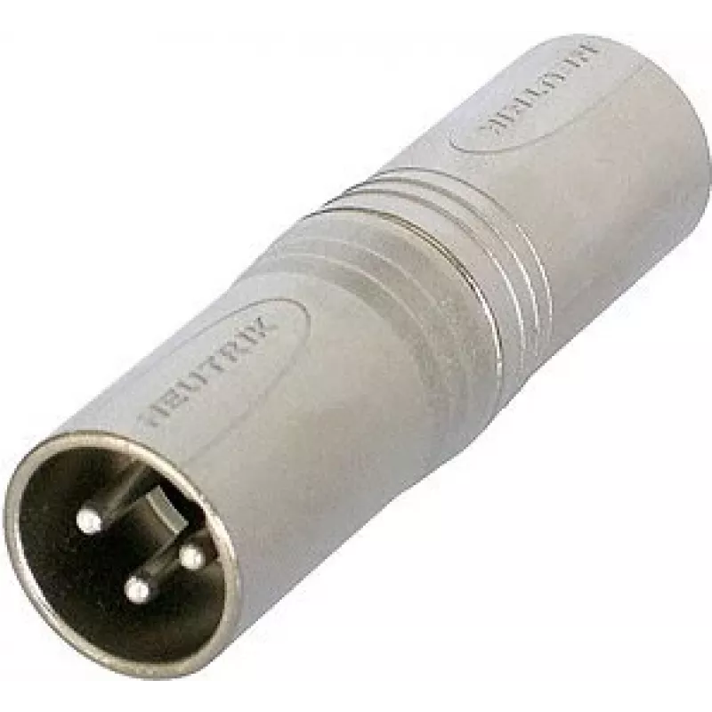 Neutrik NA3MM - garso invertavimo adapteris - XLR3 (kištukas) į XLR3 (kištukas) (NA3MM)