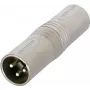 Neutrik NA3MM - garso invertavimo adapteris - XLR3 (kištukas) į XLR3 (kištukas) (NA3MM)
