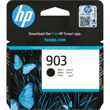 HP 903 Original juodos spalvos rašalo kasetė, juoda, 1 vnt., 300 puslapių
