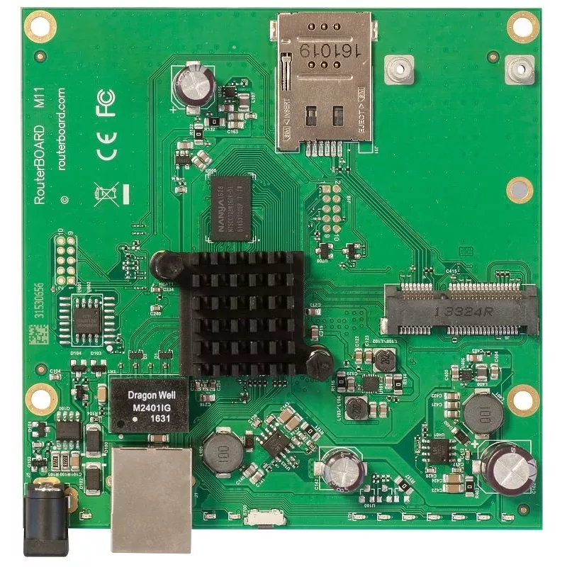Mikrotik RBM11G laidinis maršrutizatorius juodas, žalias, pilkas