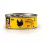 Šlapias kačių maistas 3coty Chicken Cheers 75 g — visavertis suaugusių kačių šlapias maistas, vienos porcijos pakelis, 12 % baltymų, 7,5 % riebalų, 80 % drėgmės