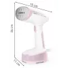Rankinis drabužių garintuvas Tefal DT3050, 1300 W, 20 g/min garo, 0,12 L bakelis, 2,6 m laidas, rožinis