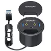 USB šakotuvas GRAUGEAR G-THUB-AU-60 USB 3.2 Gen 1 Type-A juodas