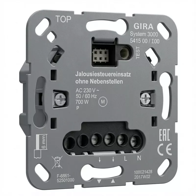 GIRA 541500 S3000 Jal.steuereins.o.Nebenst.eing.Insert (541500)