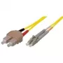 Tecline exertis Connect - Patch-Cable - SC Single-Modus (M) to LC Single-Modus (M) - 10 m - Fibre Optic - 9/125 mikrometrų - Geltonas (39989610)