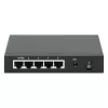 Gigabit 5xPoE praėjimo jungiklis, maitinamas per PoE arba AC, 68W