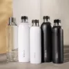 Gazuojantis butelis BRITA 118426 – 1 L stiklinis butelis su nerūdijančio plieno dangteliu, 287 mm aukštis, 2 vnt. pakuotėje