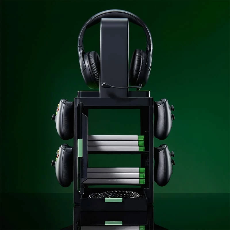 Numskull Games Official Xbox Gaming Locker, žaidimų diskų laikiklis, Xbox, juoda, laidinis