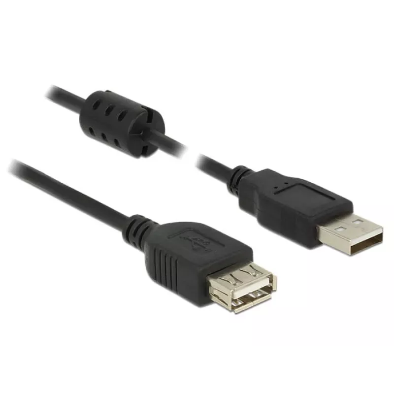 DeLOCK 84884 USB 2.0 laidas 1,5 m juodas
