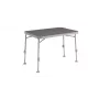 Stalas Outwell Coledale M Pilka — aliuminis viršus ir rėmas, 680×1000 mm, aukštis 56 cm