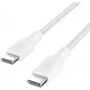 USB laidas Belkin BOOST CHARGE USB 2.0 2m USB C baltas