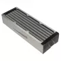 Radiatorius Aqua-Computer airplex radical 4/360 — Aliuminis/Varis/Nerūdijantis plienas, 400×140×73 mm