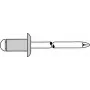 Aklina kniedė GESIPA 1455055 Al/A2 5×25 mm, sugriebimo diapazonas 15,0–20,0 mm, pakuotė 250 vnt.