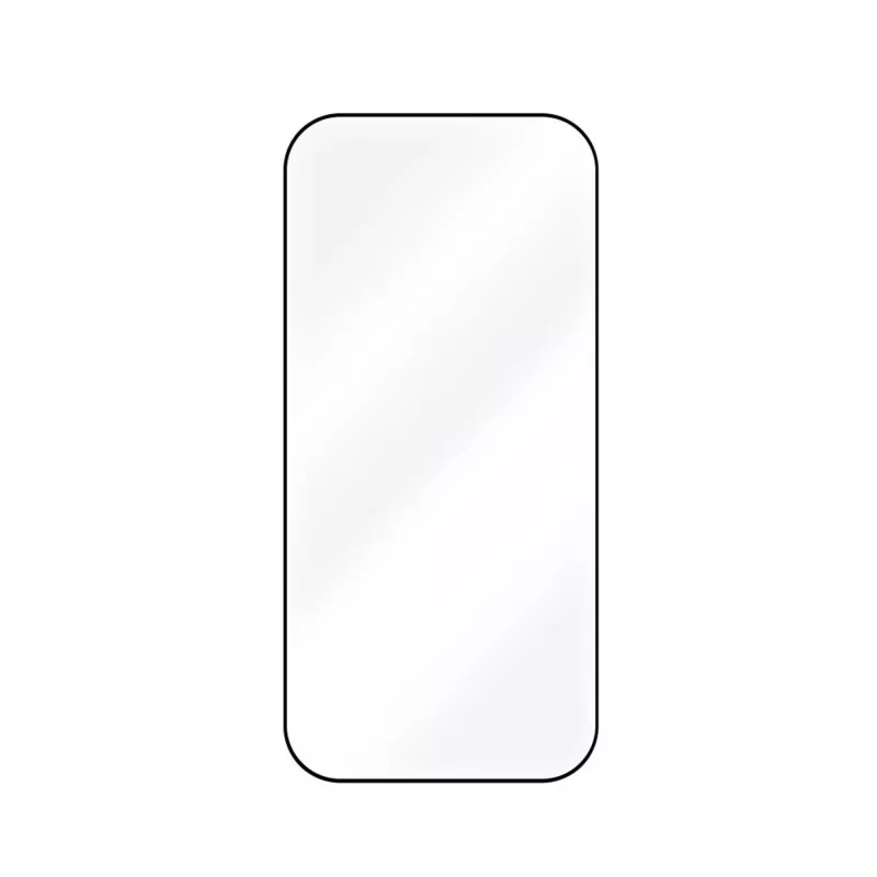 Grūdinto stiklo ekrano apsauga FIXED, skirta Apple iPhone 17 Pro, 2.5D, juoda