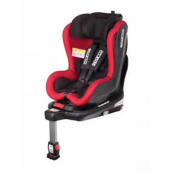Vaikiška automobilinė kėdutė Sparco SK500I juoda-raudona SK500IRD, iki 18 kg