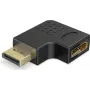 Goobay DisplayPort kampinis adapteris 90° į dešinę juodas (77131)