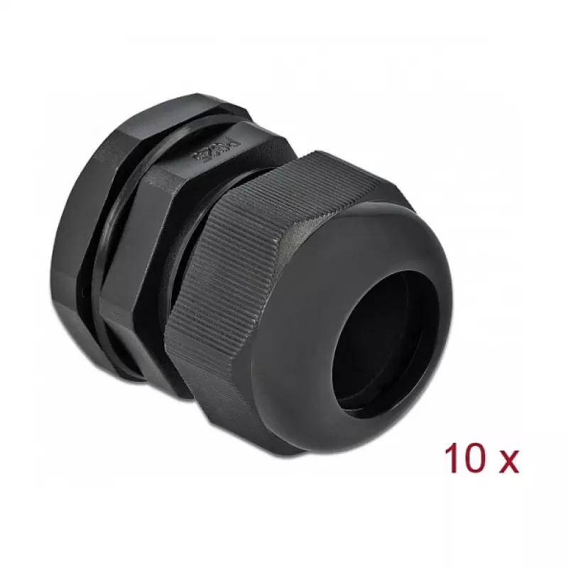 Kabelio sandariklis DeLOCK 60224 Juodas Plastikinis 10 vnt.
