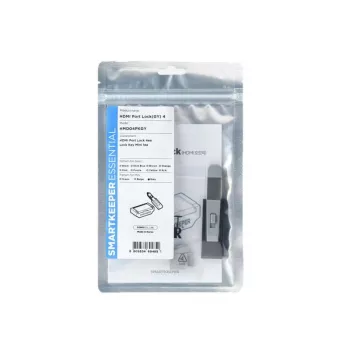 HDMI prievado blokatorius Smartkeeper HMD04PKGY pilkas apsaugo nuo neteisėtos prieigos