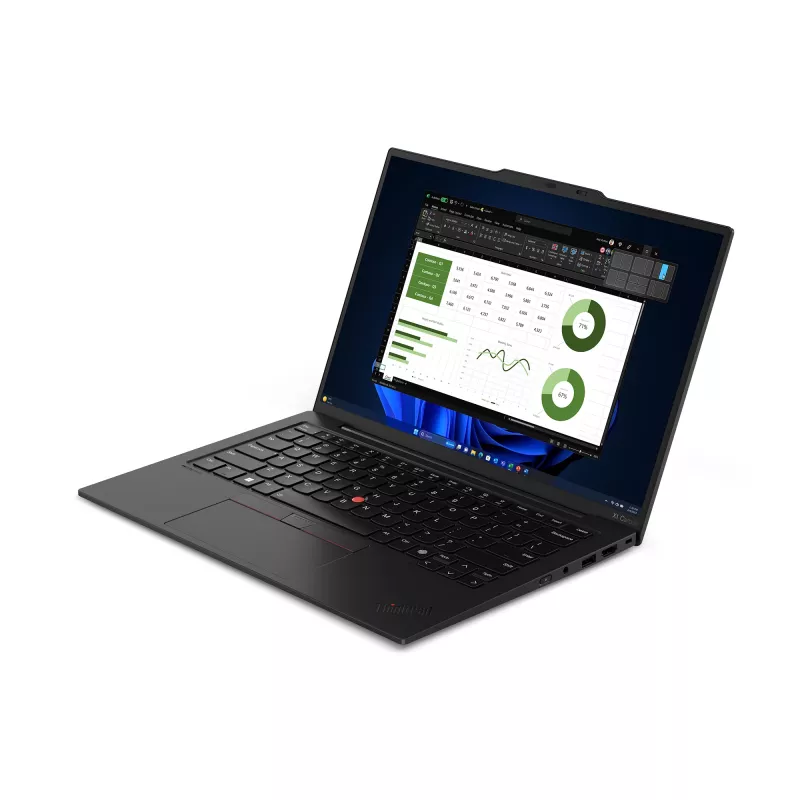 Lenovo ThinkPad X1 Carbon Gen 12 Core™ Ultra 7 155U 2TB SSD 16GB 14 WUXGA (1920x1200) IPS WIN11 Pro JUODA Apšviesta klaviatūra 1 metų garantija