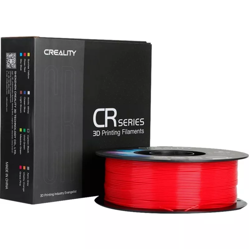 3D spausdinimo medžiaga Creality 3D 3301030038 polietileno tereftalato glikolis raudonas 1 kg
