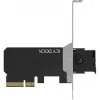 ICY DOCK MB305M4P-B išimamas M.2 NVMe SSD į PCIe 4.0 x4 adapterio kortelė