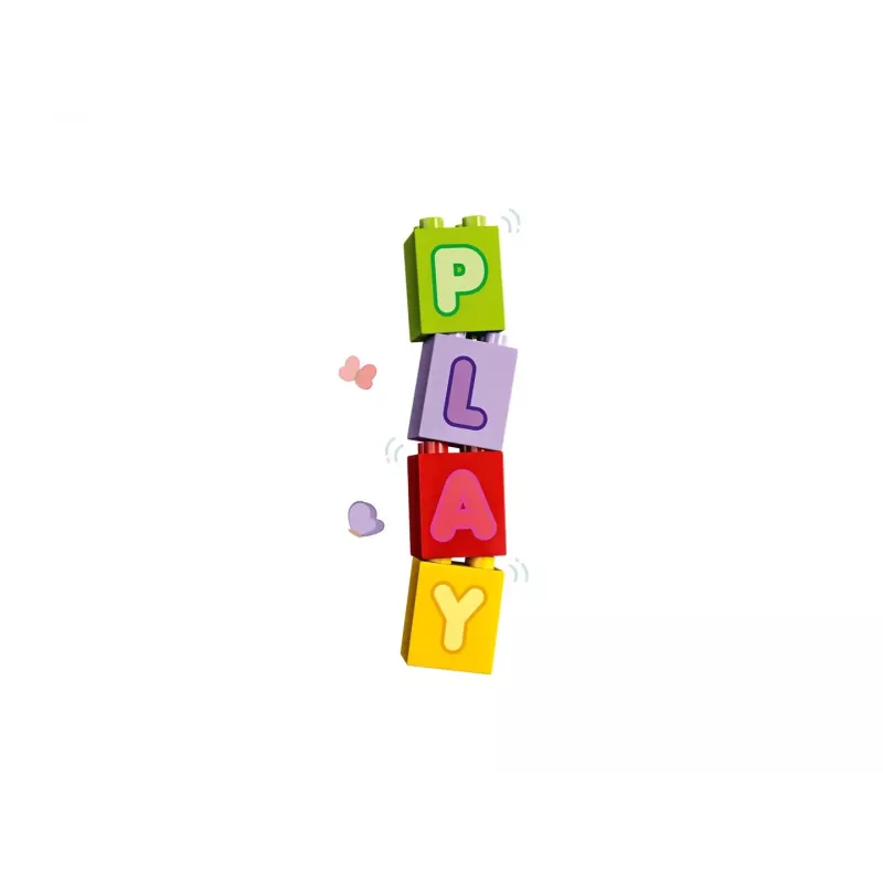 Konstruktorius LEGO DUPLO 10421 ABC sunkvežimis, 36 dalys, 2 minifigūrėlės, nuo 2 metų, matmenys 110×140×70 mm