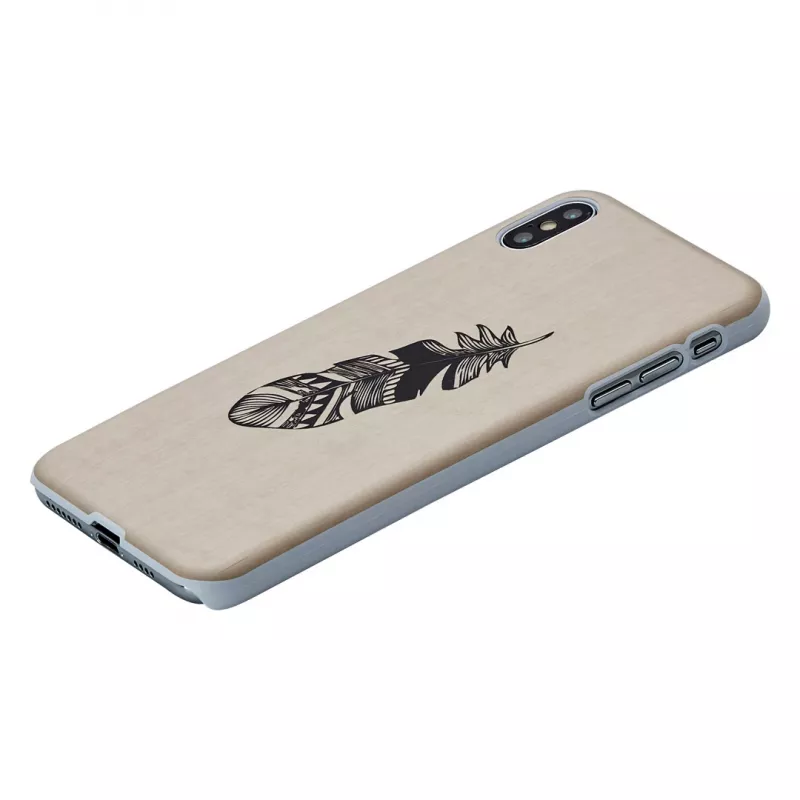 man and wood išmaniojo telefono dėklas iPhone XS Max — Indiška balta