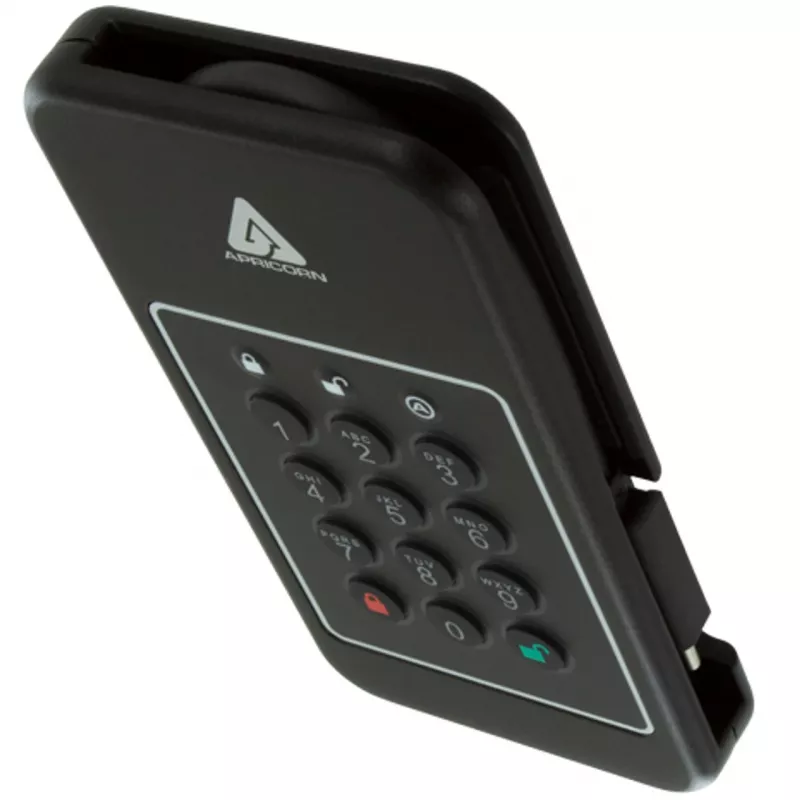 Apricorn Aegis NVX - SSD - 500 GB - USB 3.2 Gen 2 - TAA-Compliant (ANVX-500GB)
