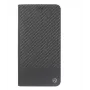 Telefono knygelės tipo dėklas Tellur Carbon, skirtas iPhone XS – juodas