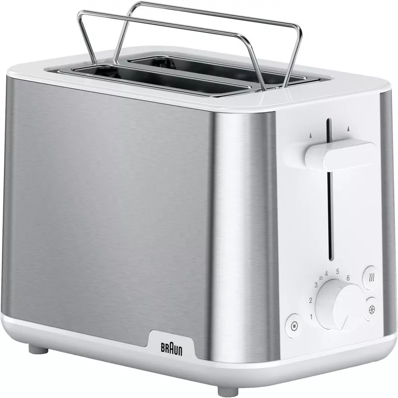 Braun HT 1510 8 2 riekelių 900 W nerūdijantis plienas, balta