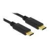 USB laidas DeLOCK 83868 USB 2.0 4 m USB C juodas
