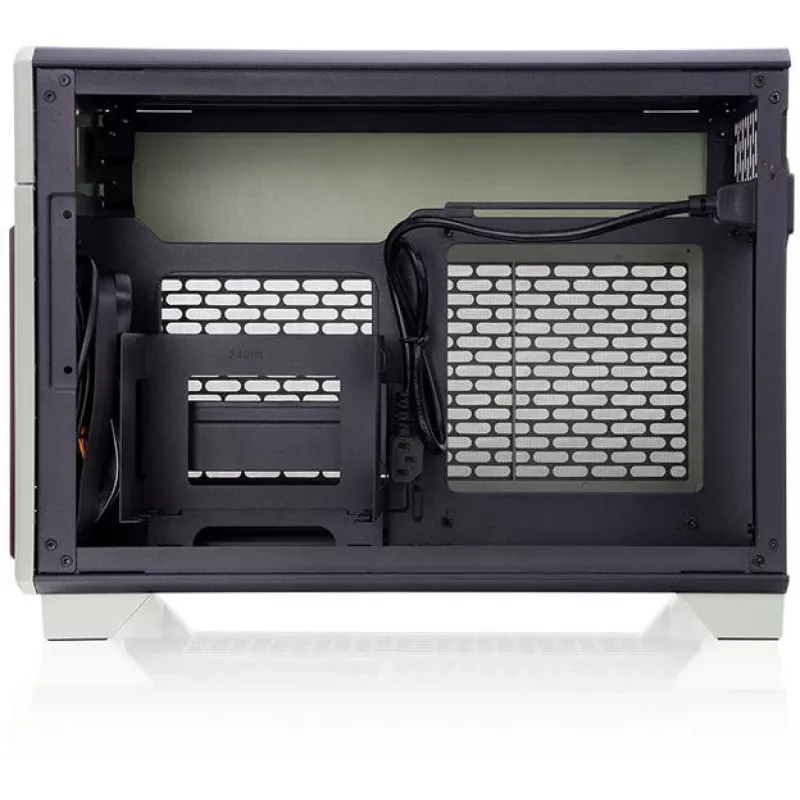 Mini korpusas THERMALTAKE TR100 WS Matcha Green kompaktiško dizaino, mini-ITX/microATX palaikymas