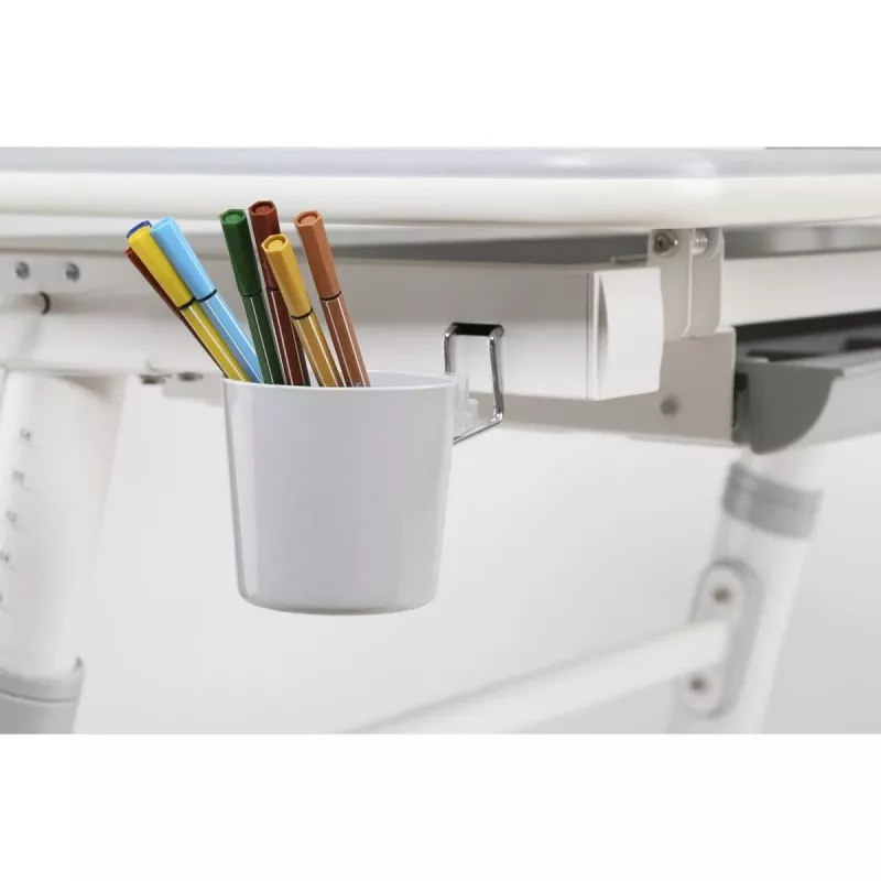 Ergo Office vaikiškas ergonominis reguliuojamo aukščio stalas, pilkas, maks. 100 kg, ER-417 2cz