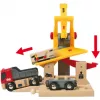 BRIO World krovinių pakrovimo stotis, žaidimų pastatas