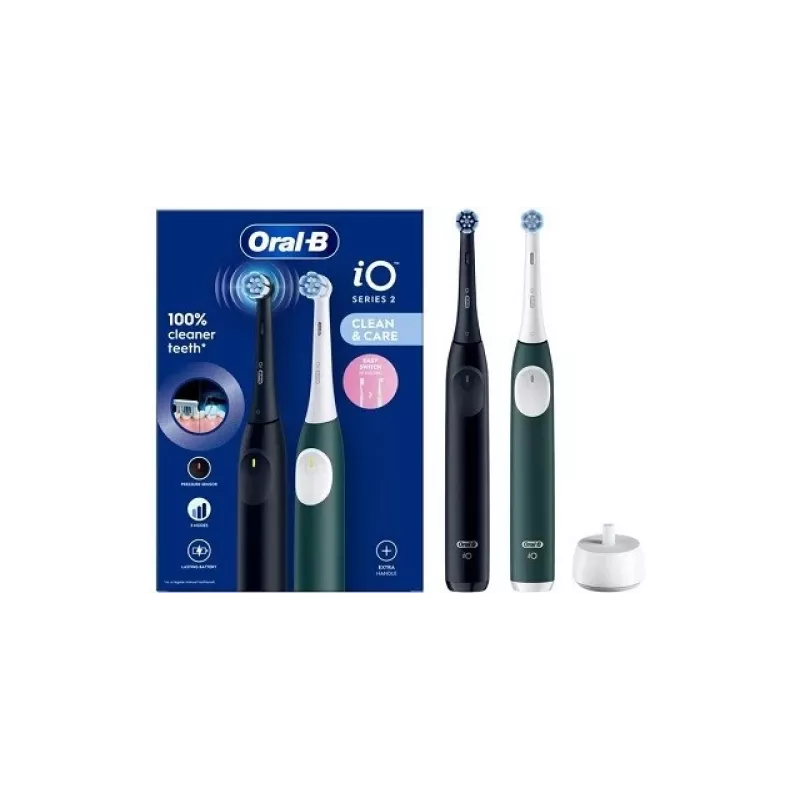 Oral-B iO SERIJA 2 Night Juoda+Forest Green