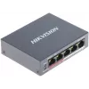Hikvision DS-3E0105P-E/M(B) tinklo jungiklis L2 Fast Ethernet (10/100) Power over Ethernet (PoE) Pilka