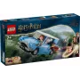 LEGO Harry Potter Skraidantis Ford Anglia automobilio žaislas 7 metų ir vyresniems vaikams, berniukams ir mergaitėms, pastatomas modelis su Roniu Vizliu minifigūrėle ir Hedviga
