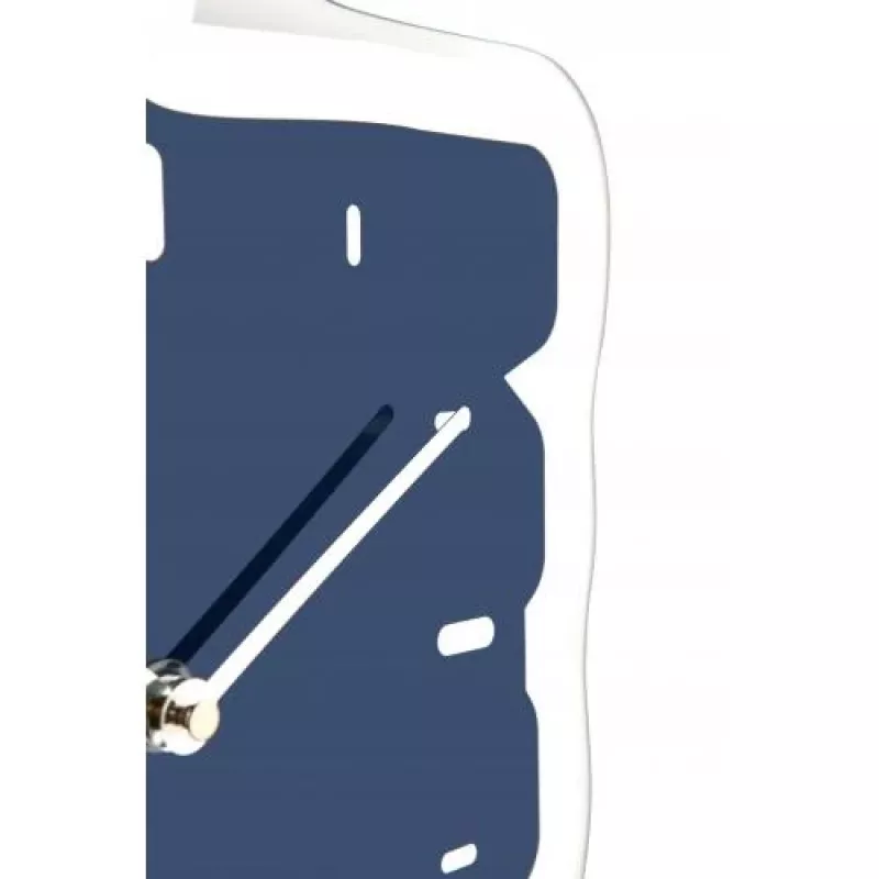 NeXtime klok 3072bl Thumbs up, 40.5x41.5 cm, sieninis, mėlynos/sidabrinės spalvos