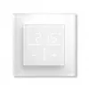 Stiklinis sieninis termostatas Homematic IP 161333A0 su CO2 jutikliu, skaitmeninis RF, 230 V, 54,5×54,5×29 mm