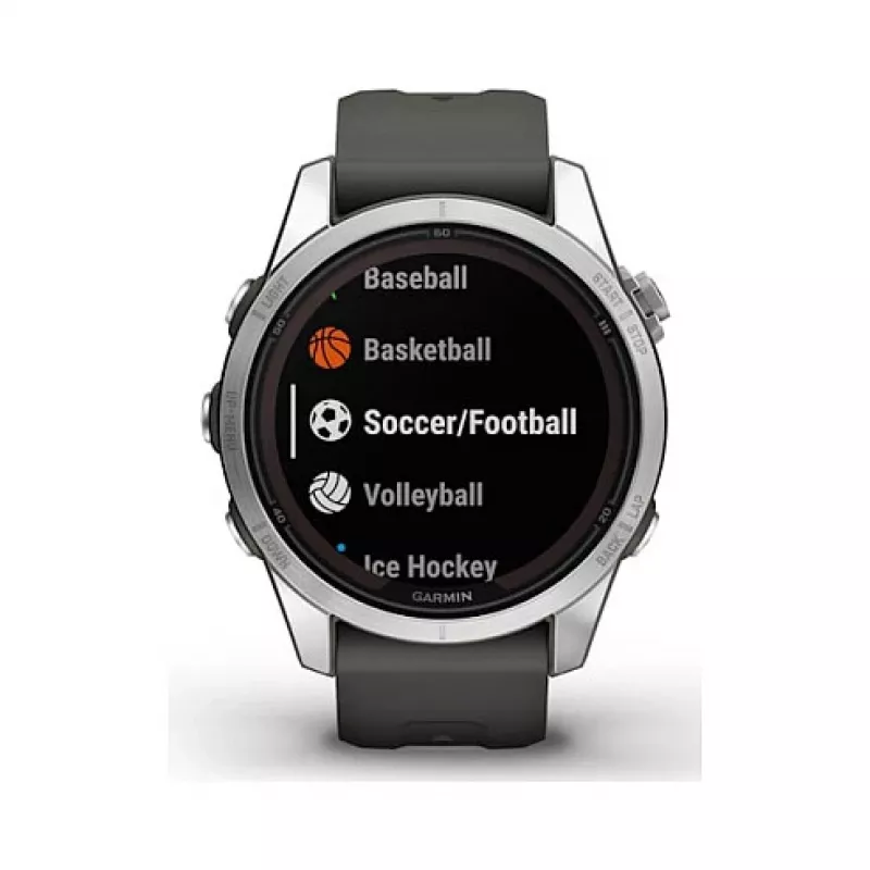 Garmin fēnix 7S Pro 3,05 cm (1,2 inch) MIP 42 mm Skaitmeninis 240 x 240 pikselių Jutiklinis ekranas Sidabrinis Wi-Fi GPS (palydovinis)