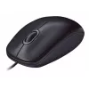 „Logitech M90“ laidinė optinė pelė biurui — 1000 DPI, abiem rankoms tinkama, USB Type-A, juoda