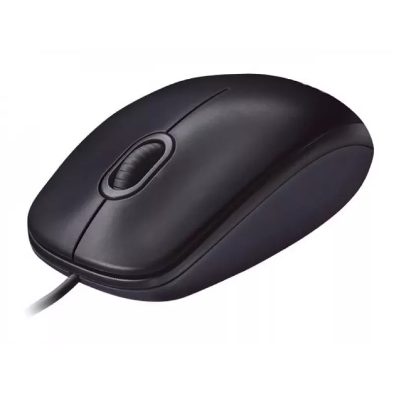„Logitech M90“ laidinė optinė pelė biurui — 1000 DPI, abiem rankoms tinkama, USB Type-A, juoda