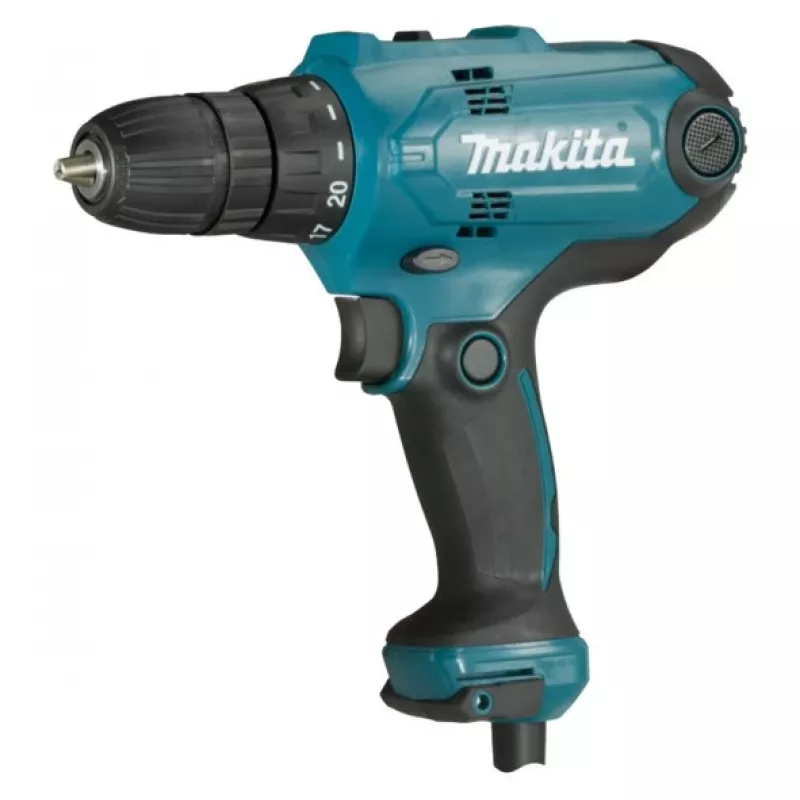 Makita DF0300 grąžtas 1500 aps./min. beraktis 1,2 kg juoda, mėlyna