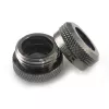 XSPC Connector G1/4 į 14 mm Hardtube, juodas chromas - 8 vienetai