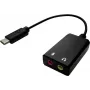 Value 12.99.3213 Laido adapteris USB Type C 2 x 3.5 juodas (12.99.3213)