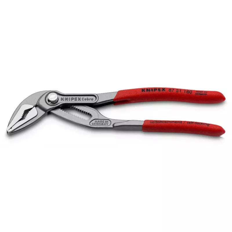 Vandens siurblio replės Knipex Cobra ES 87 51 180 SB – reguliuojamas žandikaulis 0–45 mm