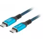 Laidas USB-C M/M USB4 1,5 m 240 W 60 Hz juoda-mėlyna