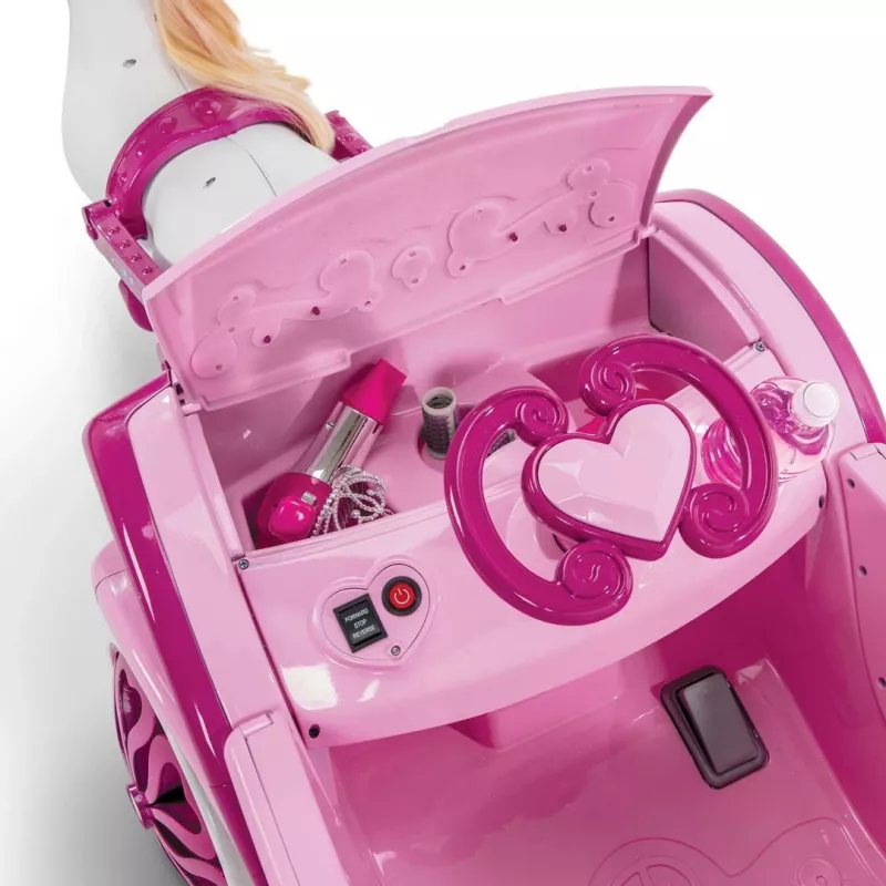Huffy Electric Disney Princess karieta su arkliuku 6 V rožinė