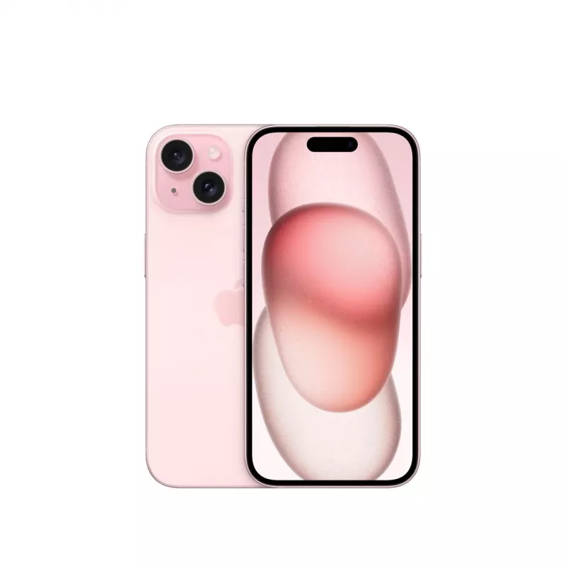 Išmanusis telefonas „Apple iPhone 15“ 6,1 colio 256 GB rožinis