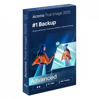 Acronis True Image | Advanced + 500 GB Acronis Cloud Storage | 1 kompiuteriui/MAC | 1 metai